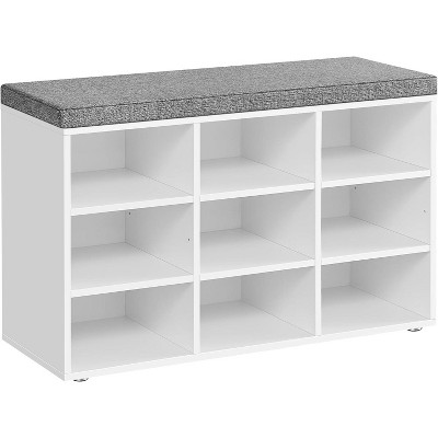 2-in-1 Padded Storage Bench - Comfortable Seat with Hidden Compartment, Ideal for Entryways, Bedrooms, and Living Spaces