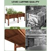 Raised Garden Bed with Legs, Wooden Elevated Planter Box for Vegetables & Herbs,  with Enhanced Depth & Sturdy Frame - 3 of 4