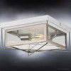 Urban Ambiance Luxury Vintage Outdoor Ceiling Light 5.5''H x 11.5''W,  Stainless Steel Finish,  Longmont Collection, UHP1331 - 4 of 4