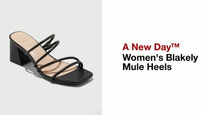 Women's Basil Mule Heels - A New Day™ : Target