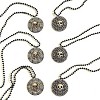 12 Pcs Pirate Coin Necklace Set - Skull Bead Party Favors for Halloween & Pirate Day - 3 of 4
