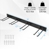 Costway Utility Tool Organizer Wall Mount Tool Storage Rack 330lbs Capacity with 8 Hooks - 4 of 4