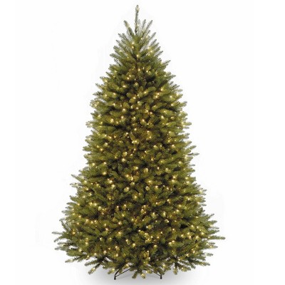 National Tree Company Pre-Lit Full Dunhill Fir Artificial Christmas Tree Clear Lights