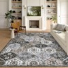 Area Rug, Rugs for Living Room, Washable Rug, Vintage Rugs for Entryway, Traditional Floor Cover, Thin Carpet, Kitchen Distressed Non Slip Mat - 2 of 4