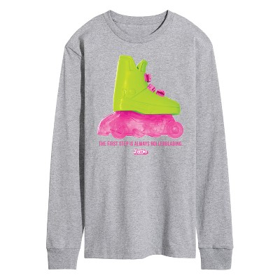 Men's - Barbie - Rollerblading Barbie the Movie Long Sleeve Graphic T-Shirt