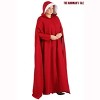 HalloweenCostumes.com Handmaid's Tale Plus Size Costume Womens, Modest Cloaked Halloween Outfit, Historic Red Hooded Cape and Bonnet - 2 of 4