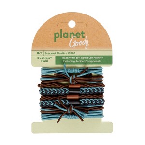 Planet Goody Bracelet Hair Elastics - 8ct - 1 of 4