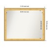 Amanti Art Owen Gold Non-Beveled Wood Framed Bathroom Vanity Wall Mirror - 3 of 4