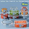28-PCS Extra Large BPA-Free Freezer Containers, Airtight & Leak-Proof - 2 of 4