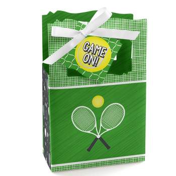 Big Dot of Happiness You Got Served - Tennis - Baby Shower or Tennis Ball Birthday Party Favor Boxes - Set of 12