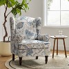 Umberto Traditional Accent Armchair with Turned Legs | ARTFUL LIVING DESIGN - 3 of 4