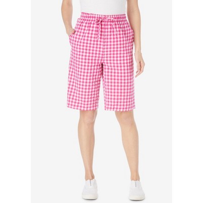 Woman Within Plus Size Seersucker Short