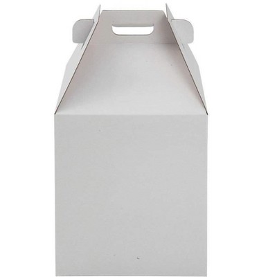 WPackaging Plain Tall White/Kraft Cake-Carrier Box 12" x 12" x 14" High - Pack of 3