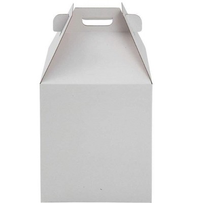 Wpackaging Plain Tall White/kraft Cake-carrier Box 12