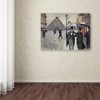 Trademark Fine Art -Gustave Caillebotte 'Rainy Day in Paris' Canvas Art - 3 of 3