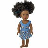 Size 12 Matching Girl And Doll Blue Flower Sundress - 3 of 4