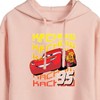Women's - Disney - Lightning McQueen KACHOW Cropped Graphic Hoodie - 2 of 3