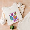 Simply Sage Market S.W.Smiley Sunshine State of Mind Floral Lightweight Garment Dyed Sweatshirt - 3 of 4