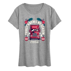 Women's - Coca-Cola - Thirst Knows No Season Short Sleeve Graphic T-Shirt - 1 of 4