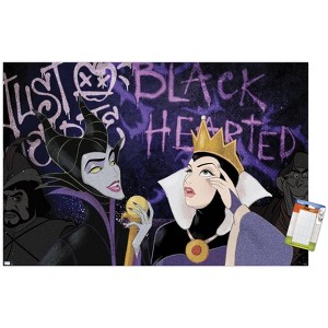 Trends International Disney Villains - Black Hearted Unframed Wall Poster Prints - 1 of 4