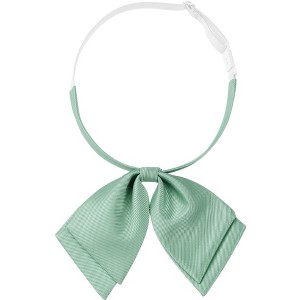 Elerevyo Women's Adjustable Satin Classic Bow Tie - 1 of 4