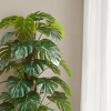 TopComfy Artificial Trees 83in Tall Artificial Monstera Tree Premium Monstera Tree Large Fake Monstera Faux Tree for Home, Green, 32"*32"*82.75" - 3 of 4