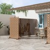 Wooakway Elegant Outdoor Vertical Garden Trellis with Hanging Planters, Metal Design for Patios and Gardens - 3 of 4