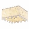 Viviana 9-Light Flush Mount Ceiling Light - Art Deco Style, Polished Nickel, 19.5" x 11" - 4 of 4