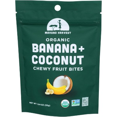 Mavuno Harvest Bites Fruit Banana Coconut - Pack Of 8 - 1.94 Oz : Target