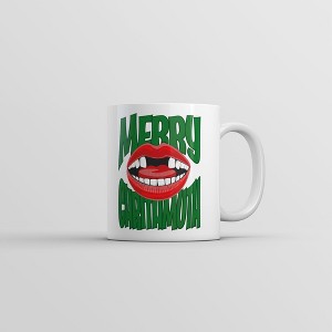 Crazy Dog T-Shirts Merry Chrithmuth Mug Funny Novelty Christmas Gift Coffee Cup-11oz - 1 of 4
