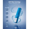 VEVOR Whole House Water Filter Replacement Cartridge, 4.5" x 20" Coconut Shell Activated Carbon KDF Filter for Whole Home Water Filtration, Blue - 3 of 4