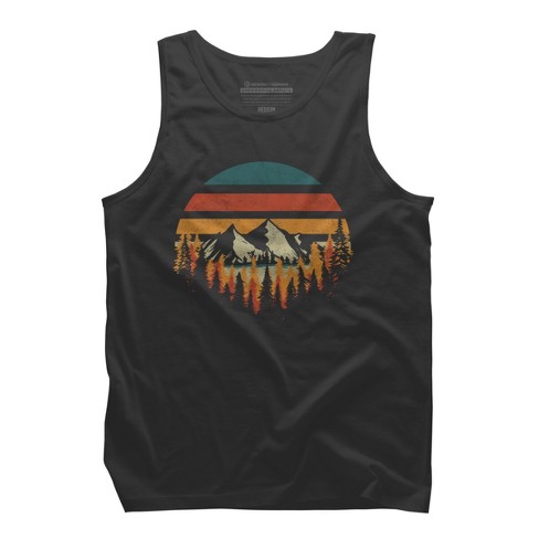 Men's Design By Humans Deeply Wild By Orangedan Tank Top - Charcoal ...