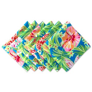 Design Imports Summer Floral Print Outdoor Napkin (Set Of 6) - 1 of 4