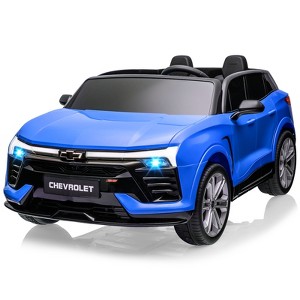 Jojoka 24V Licensed Chevrolet Blazer 2-Seater Kids Ride On SUV, Electric Car w/Remote, 3 Speeds, Music, LED Lights, Suspension - 1 of 4