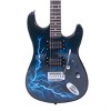 TopComfy Toy Guitars and String Instruments Lightning Style Guitar With Accessories Kids Fun Kids Learning Toy For Kids, Blue, 41.34"*16.93"*3.35" - 3 of 4