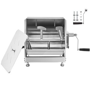 VEVOR Manual Meat Mixer, 80L Tilt Tank Meat Processing Equipment(Mixing Max 80LBS for Meat), Stainless Steel Meat Mixer, Silver - 1 of 4