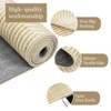Area Rug Non-Slip - Modern Machine Washable Low Pile Stripe Pattern Rug for Living Room, Bedroom, Entryway & High-Traffic Indoor Spaces - 4 of 4