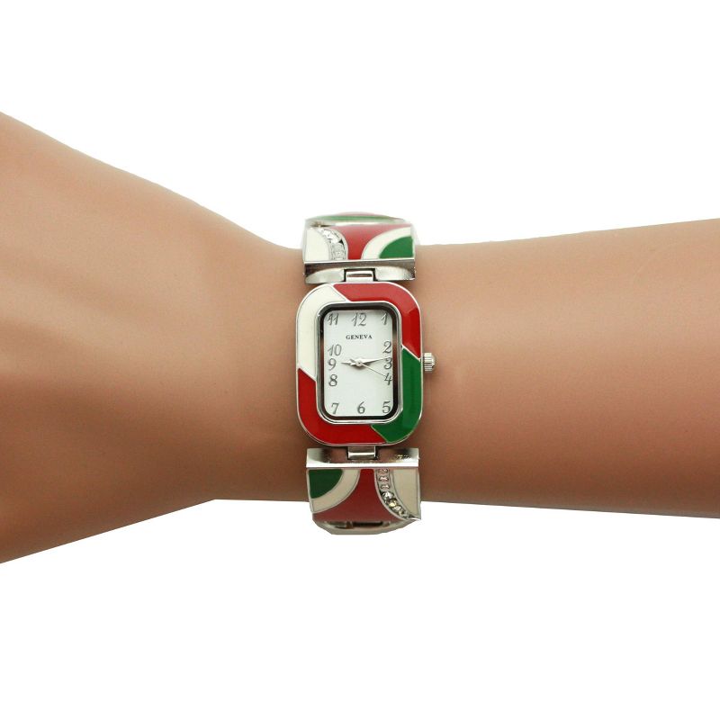 Olivia Pratt Christmas Colors Women Watch Bracelet, 5 of 6
