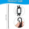 Unique Bargains Stainless Steel Outdoor Furniture Accessories Fitness Hammock Swing Chair Hanging Chain - 2 of 4