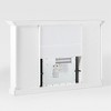 Saracina Home Traditional 70” Mantel Fireplace with Open Shelving - 4 of 4