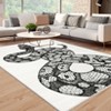 Modern Snake Gothic Area Rug – Kitchen Runner with Non-Slip Backing, Stain Resistant, Easy Clean, Low Pile Indoor Carpet for Hallway, Laundry - 3 of 4