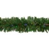 Northlight Pre-Lit  Red Pine Artificial Christmas Garland - 9' x 16" - Multi LED Lights - 4 of 4