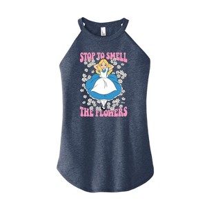 Women's - Disney - Alice In Wonderland Graphic High Neck Tank - 1 of 3