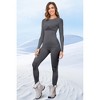 Attraco Women's Thermal Underwear Set Long Johns Warm Base Layer Top & Bottom for Cold Weather - 3 of 4