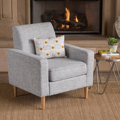 Modern Mid Century Accent Chair Leisure Armchair with Fabric for living room and bedroom-Christopher Knight Home
