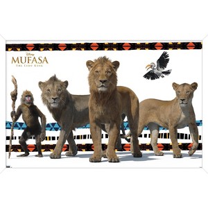 Trends International Disney Mufasa: The Lion King - Group Framed Wall Poster Prints - 1 of 4