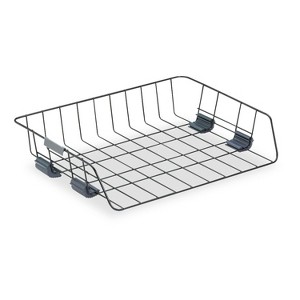 Fellowes Side-Load Wire Stacking Letter Tray Wire Black 62112 - 1 of 3