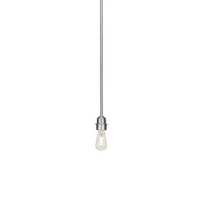 Toltec Lighting Vintage 1 - Light Pendant in  Aged Silver