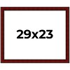 PosterPalooza | Photo Size Weathered Red Picture Frame - UV Acrylic, Foam Board Backing, Hanging Hardware - 2 of 4