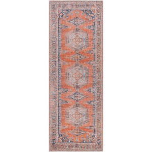 Colin Traditional Machine Washable Rug Orange - Artistic Weavers - 1 of 4